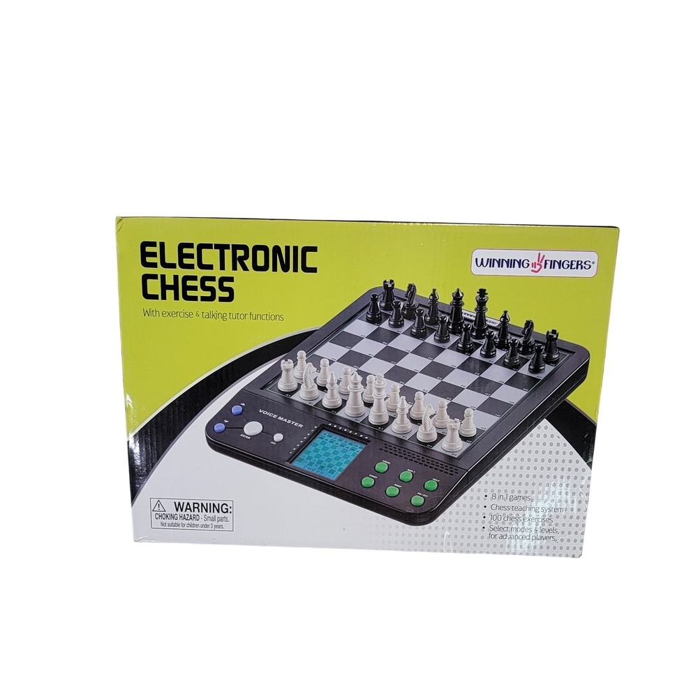 Winning Fingers Electronic Talking Chess Board Game With Tutor Functions